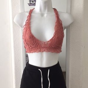 peachy pink bra
